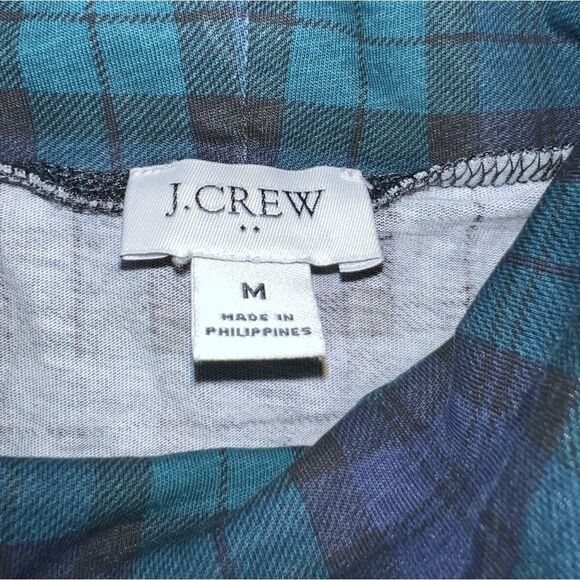 J. Crew Plaid Turtleneck Long Sleeve Top - Picture 5 of 9